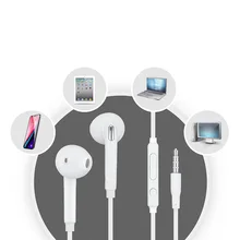 100 шт/партия высокое качество 3,5 мм MP3 Мобильный телефон наушники Hands-Бесплатные наушники для Samsung S6 Edge Xiaomi iPhone