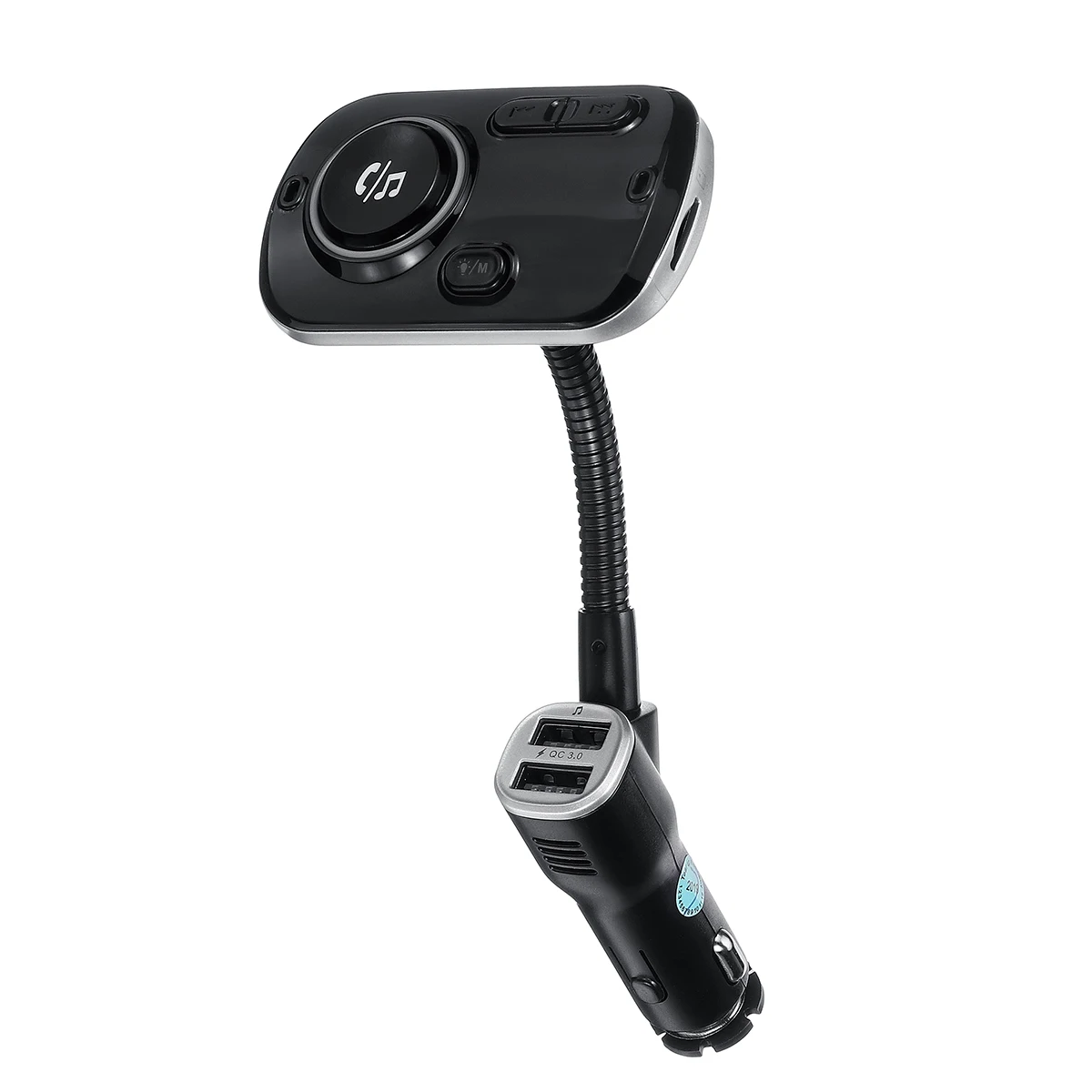 Автомобильный bluetooth 5,0 fm-передатчик беспроводной двойной USB Громкая связь приемник Быстрая зарядка 3,0 Авто MP3 плеер FM TF карта u диск