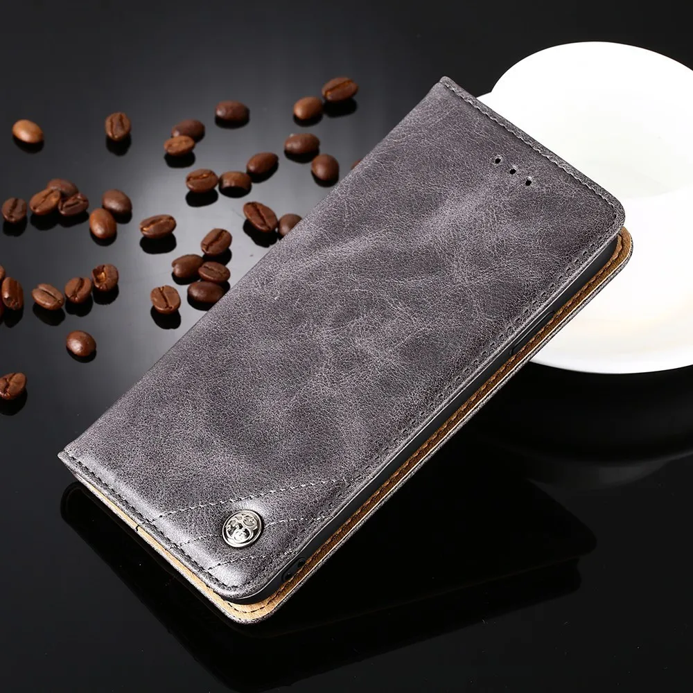 

K'try Wallet Case for ZTE Blade V9 V8 V7 PU Leather Retro Flip Cover Blade V7 V8 V9 Fashion Cases with Kickstand