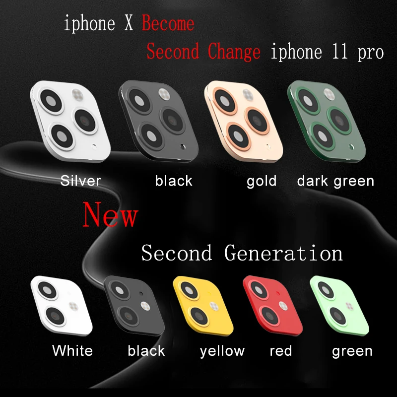 

Applicable iPhone Apple X Seconds Change 11 Lens Sticker XSMAX Modified 11PROMAX Explosion Modified Case Lens 11PROMAX Camera
