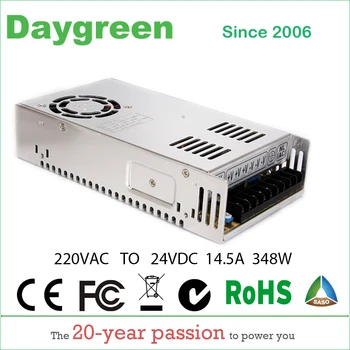 

220VAC 230VAC TO 24VDC 14.5A AC DC Step Down Converter Regulator Waterproof Buck Module Power Supply