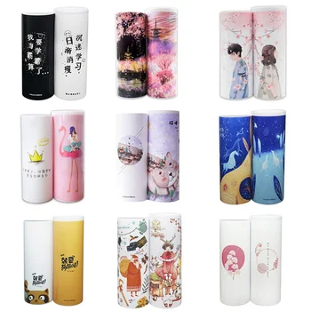 

Creative Whiteboard Pencil Case With Calculator Multifunctional Pencil Case Stationery Erasable Notepad Cartoon Pencil Case