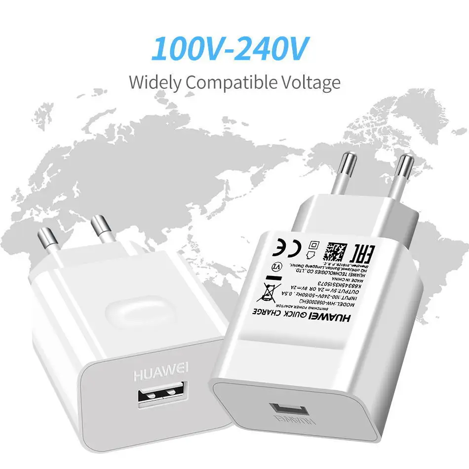 详情6Huawei Genuine Fast Charger 9V 2A QC 2.0 Quick Charge EU Adapter USB C Cable For Mate20lite p9plus honor v9 note8 nove2plus 2 3e