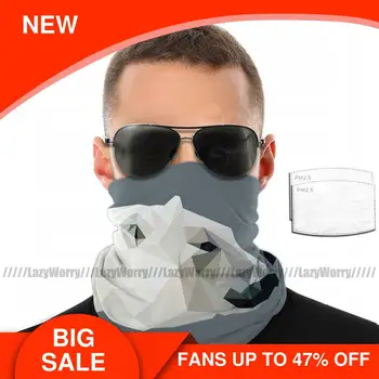 

Polar Mouth Face Mask LP Polar Bear Facial Mask Adult with 2 Filters Lovely Polyester Mask