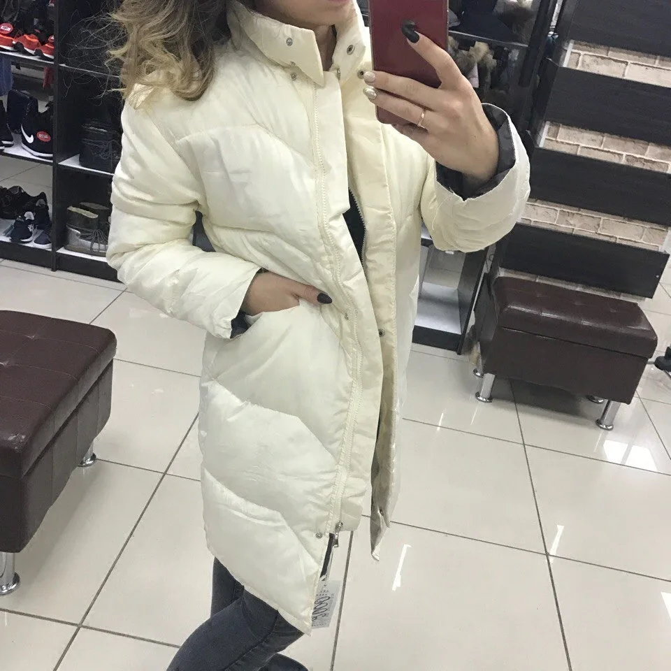 Осенне-зимнее Новое Стильное теплое модное хлопковое пальто AliExpress EBay