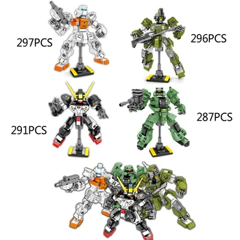 

Super robot war GM RGM-79 gundam Spiegel Zaku mech building block assembly model toys collection for boys gifts