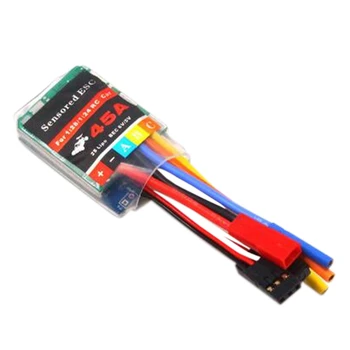 

45A 2-3S Brushless Inductive ESC Linear Good for MINI-Q9 DRZ Violence Modified Drift Mosquito Car Upgrade