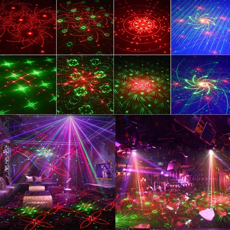 Сторонний проектор DJ Dance Light Настольный или потолочный монтируемый Rave вечерние сценические огни w/цветной RGBWP светодиодный светильник мигающий диско шар