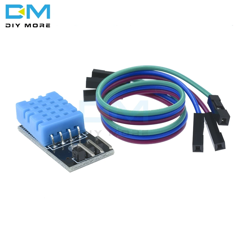 DHT11 Цифровой Датчик температуры относительной влажности электронный комплект Модуль платы блока программного управления для Arduino выход 5V кабель Doupont
