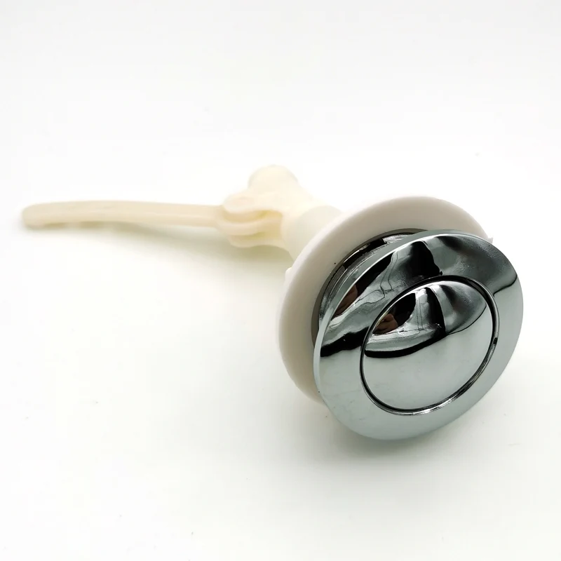 Water Saving toilet Single Press Tank button Vintage Universal Round Push Switch Rod Toilet Button