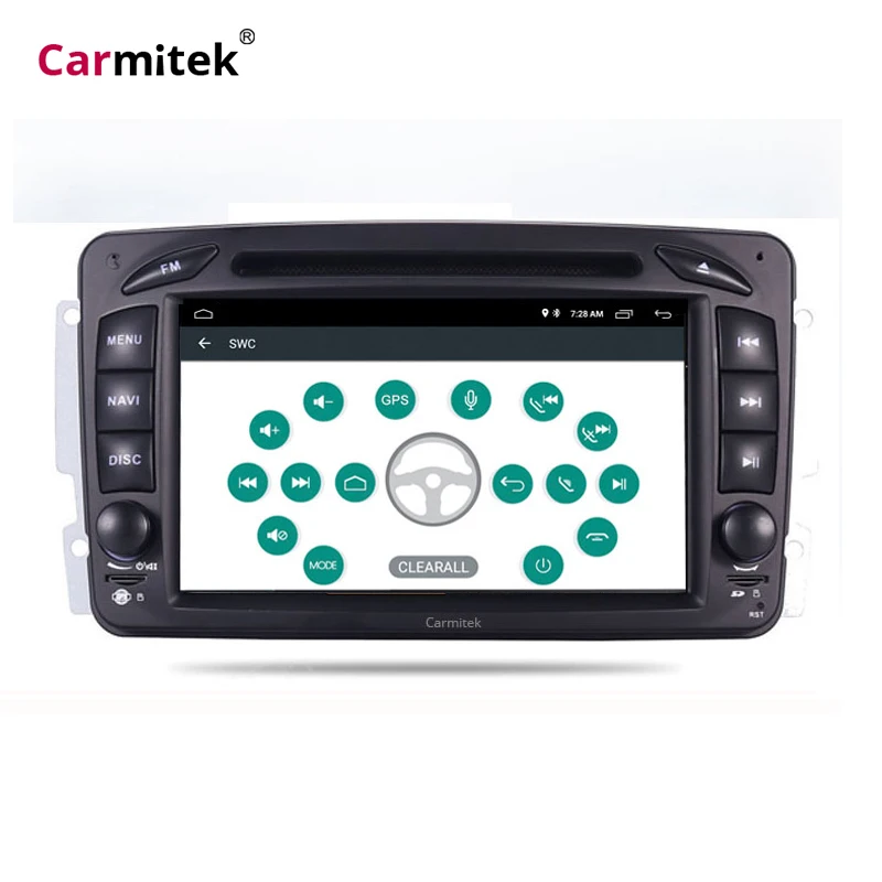 Perfect Android 9.0 2din CAR DVD PLAYER For Mercedes Benz W209 W203 W168 M ML W463 Viano W639 Vito Vaneo  GPS Navi Radio USB SD Free Map 2