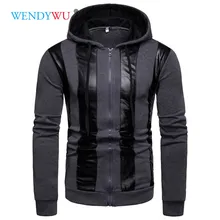 Мужские толстовки с капюшоном для скейтбординга, Осень-зима, новая мода, цветной свитер на молнии, пальто с капюшоном, спортивный топ, 3 цвета#2n27