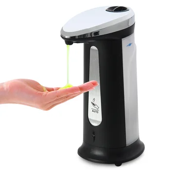 

400Ml ABS Electroplated Automatic Liquid Soap Dispenser Smart Sensor Touchless Sanitizer Dispensador for Kitchen Bathroom