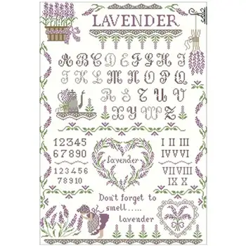 

The world of lavender pattern Counted Cross Stitch 11CT 14CT 18CT DIY Chinese Cross Stitch Kits Embroidery Needlework Sets