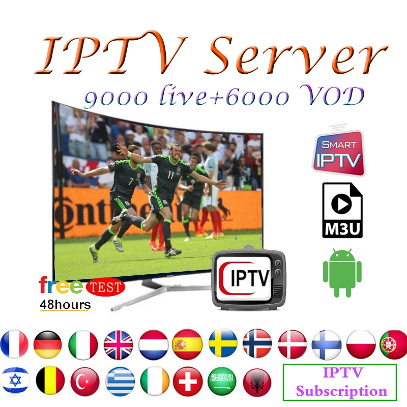 Stable server iptv france subscription ltaly m3u 9000 live channel free test Germany UK support ip tv android box | Электроника