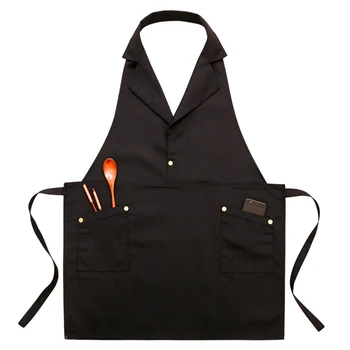

Apron Korean fashion tea shop coffee shop men and women overalls with aprons