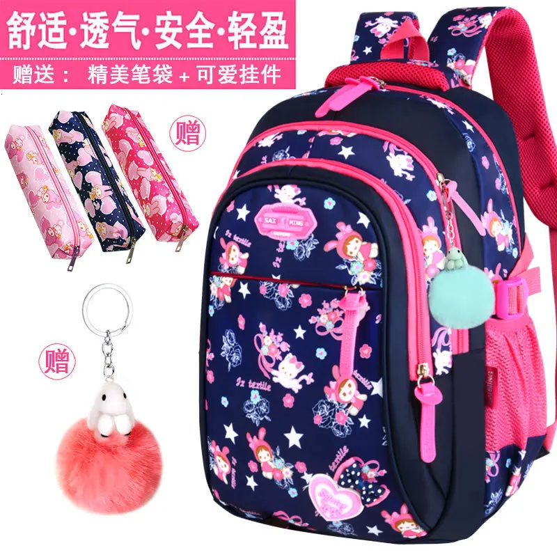 backpacks School Children for Girls Primary princess School Book Bags Sac Enfant waterproof School Bags Kids Orthopedic Backpack - Цвет: 20