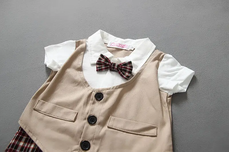 Одежда для новорожденных мальчиков, комплект одежды для младенцев, комбинезон, цельный костюм