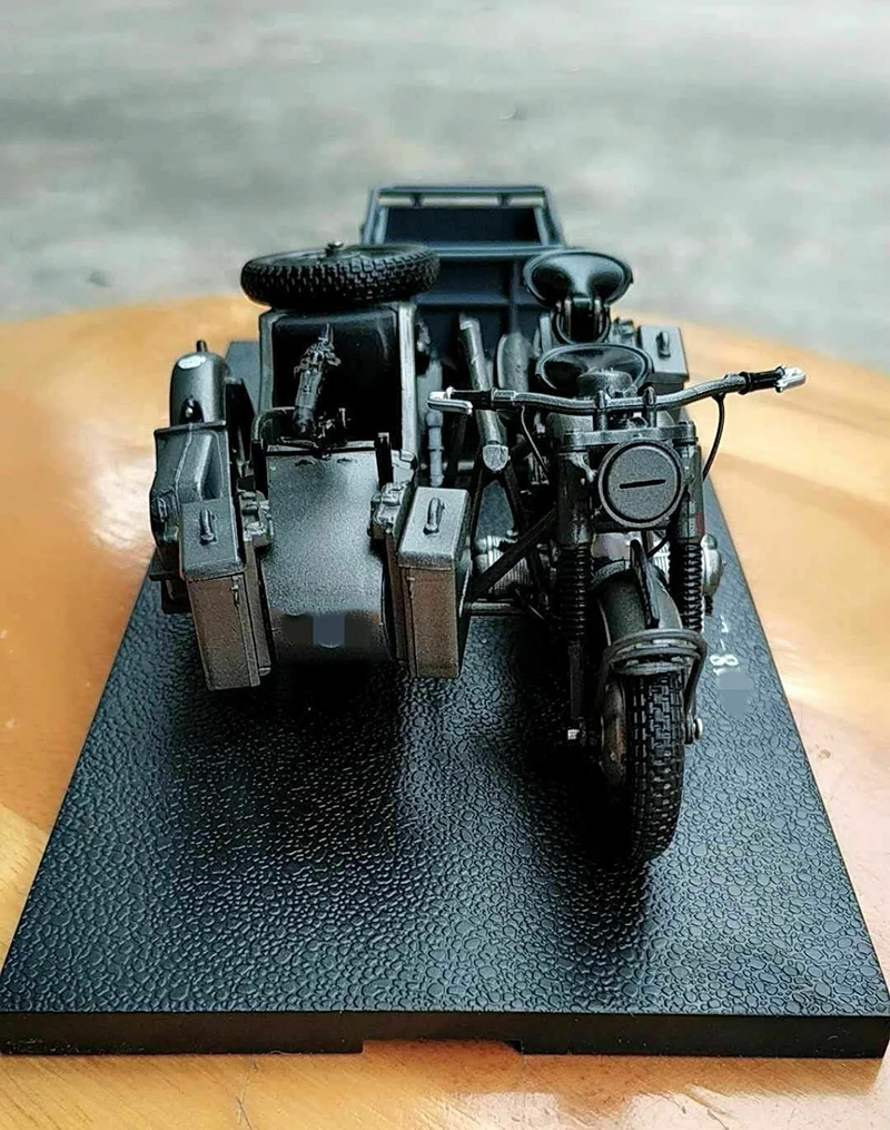 Коллекционные 1:24 Atlas II мировая война Немецкий R75 модель мотоцикла Autocyle трехколесный мотоцикл коллекция для фанатов