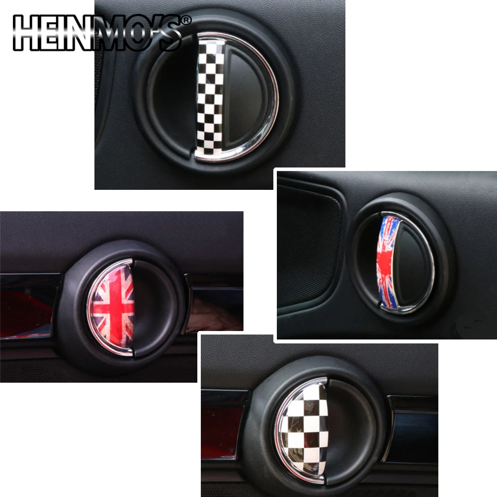 Inner Door Handle Sticker For Mini Cooper Clubman Countryman F54 F55 F56 F57 F60 Front Rear Door Handle Sticker For Mini Cooper