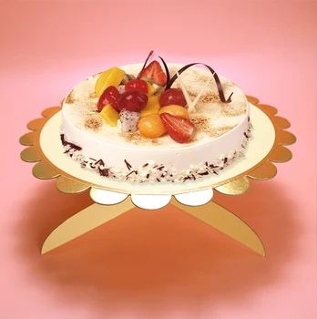 

Creative single-layer paper one-layer cake stand children's birthday party decoration wedding wedding romantic dress up