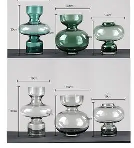 

HOME DECOR CRAFTS GLASS VASES RETRO TRANSPARENT VASE FURNISHINGS FLOWER POT FLOWER ORNAMENT NORDIC HOME DECORATION ACCESSORIES