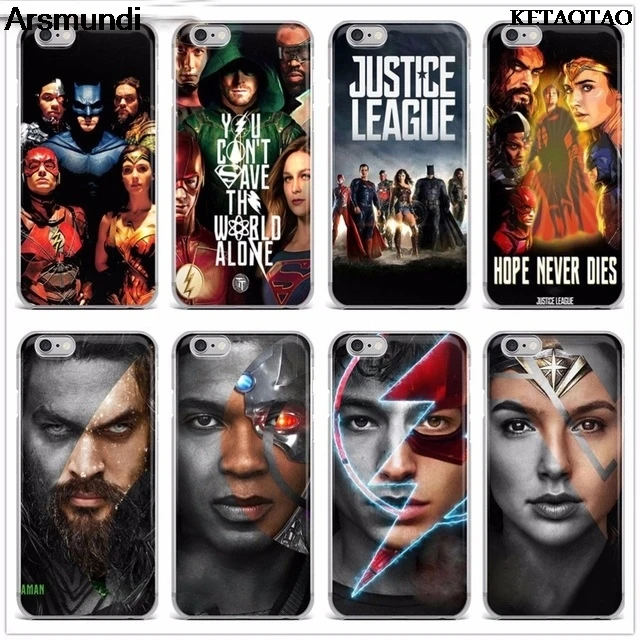 KETAOTAO Justice League 2019 Phone Cases for iPhone 4S 5S 6S 7 8 PLUS XR XS Max Case Crystal Clear Soft TPU Cover |