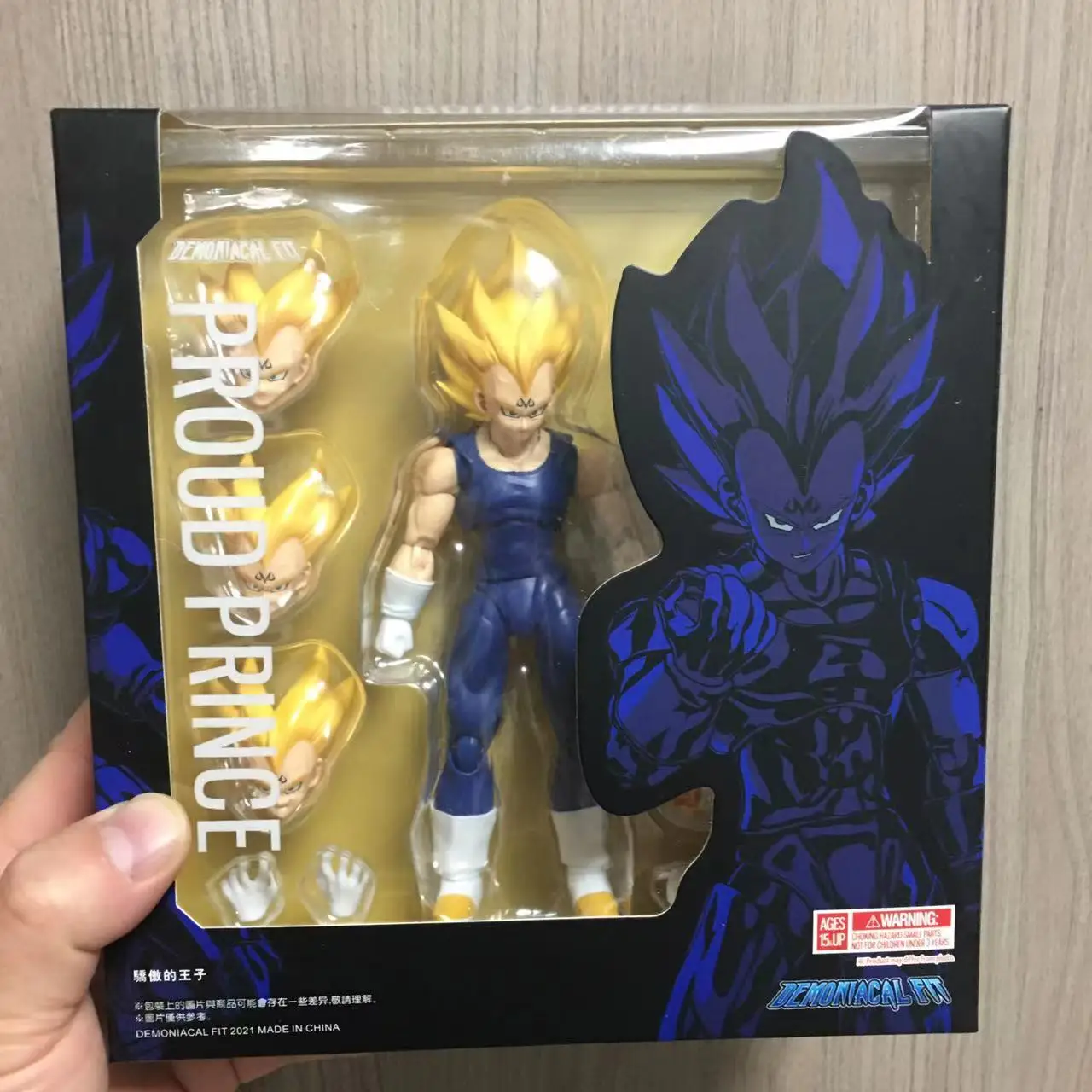 IN STOCK Demoniacal majin Vegete Demon Arrogant DBZ Proud Prince SSJ Vegeta Action Figure Anime Figurals Brinquedos Toy Model | Игрушки и