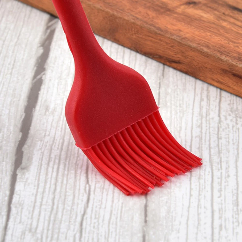 Silicone BBQ Brush Heat Resistant Barbecue Brush Pastry Baking Grilling Oil Basting
