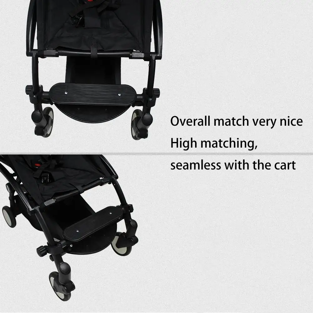 Carrinho de Bebê Apoio para os Pés Acessórios Pedal Ajustável Longo Pallet Portátil Guarda-chuva Arraste pé 5 Acessórios p/ carrinhos