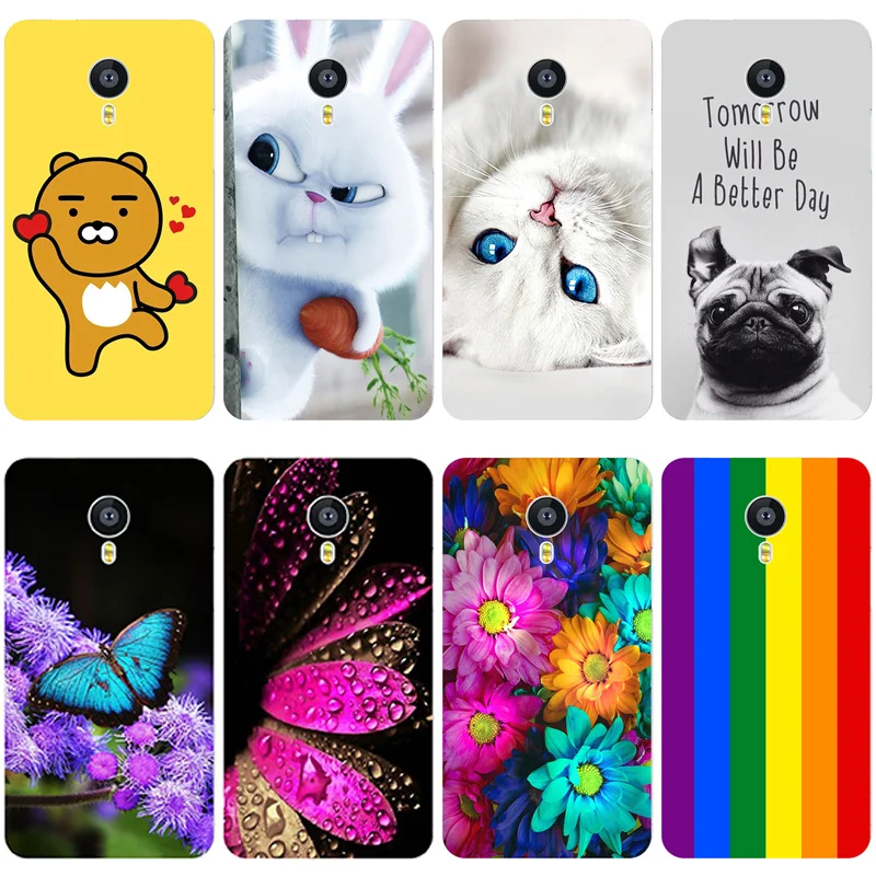 

Silicone Printed phone Case for Meizu MX4 5.36 inch cases soft TPU Phone Back cover full 360 Protective shell new design bag