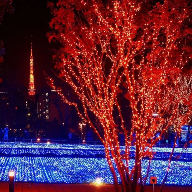 400 LED Light String Fairy Lights 50M Cable with 8 Light Effects Ideal Led Lights Decoration for Christmas Xmas Party Wedding