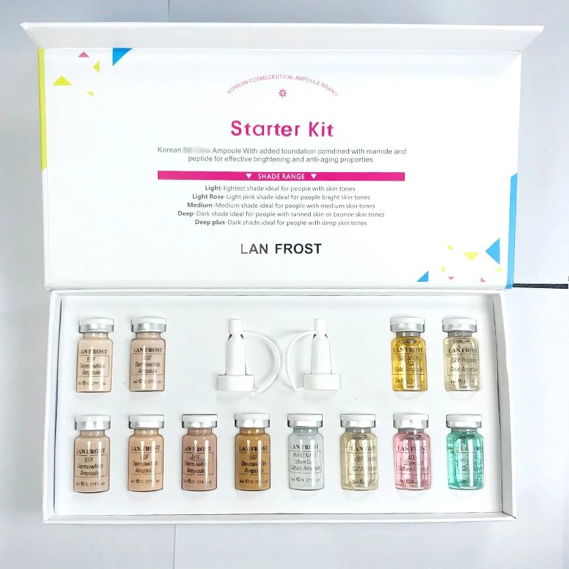 12pc Mix kit 8 мл корейская косметика BB крем светящийся Stayve сыворотка Meso белая осветляющая сыворотка для отбеливание акне антивозрастная для BB крем машина - Цвет: 12pc Mix kit