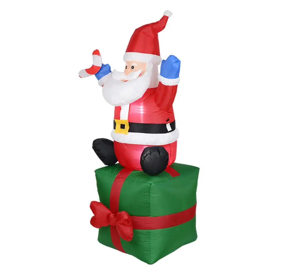 Надувной Санта-Клаус, рождественское уличное украшение для дома, navidad, рождественские, новогодние, вечерние, садовые, Декор для дома