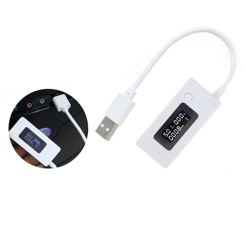 Urijk USB измеритель напряжения ЖК экран мини монитор телефона доктор портативный