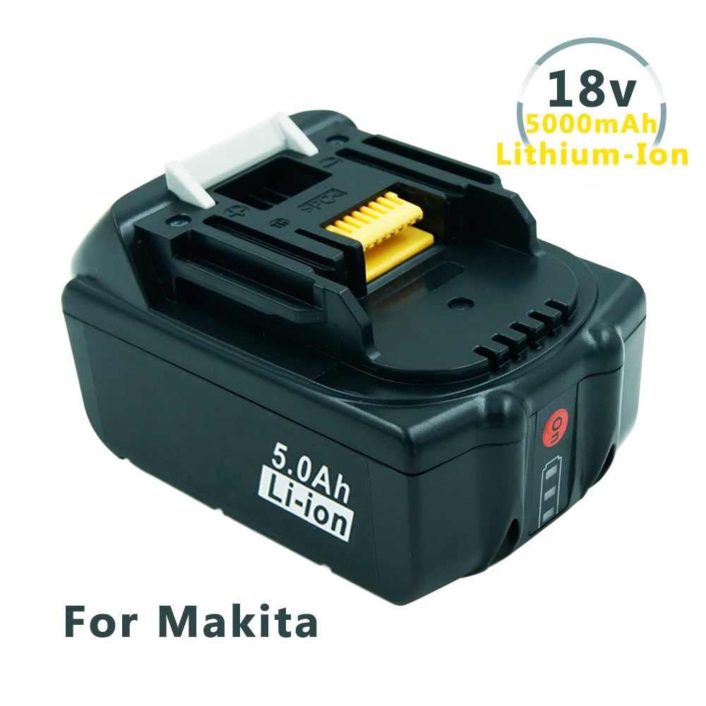 Новая замена 18В 5.0Ah Батарея с Светодиодный индикатор для Makita LXT литий-ионный Мощность инструменты 194205-3 BL1830 BL1850 BL1840