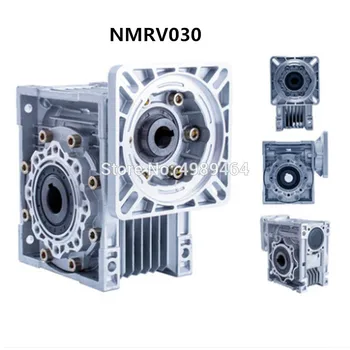 

free shipping 5:1~80:1 Worm Reducer NMRV030 11mm Input Shaft RV030 Worm Gearbox Speed Reducer for NEMA 23 Motor