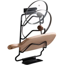 Полка для кастрюль, настенная вешалка для кухонных принадлежностей, полка для хранения без отверстий, подставка для хранения кастрюль, разделочная доска и подставка для овощей