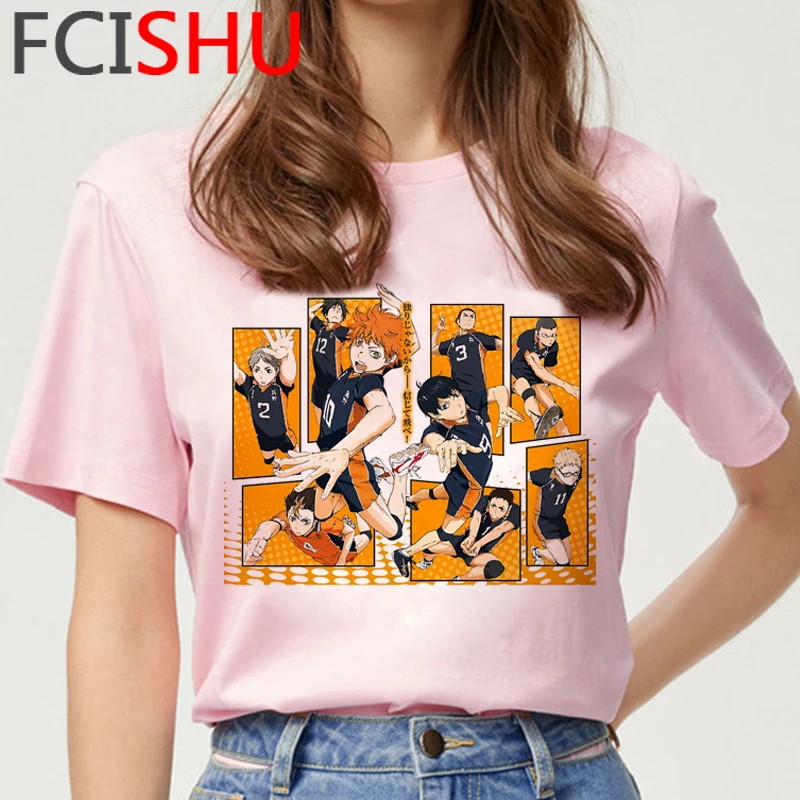 Haikyuu ropa de pareja para hombre, camiseta estética tumblr harajuku parejas|Camisetas| AliExpress