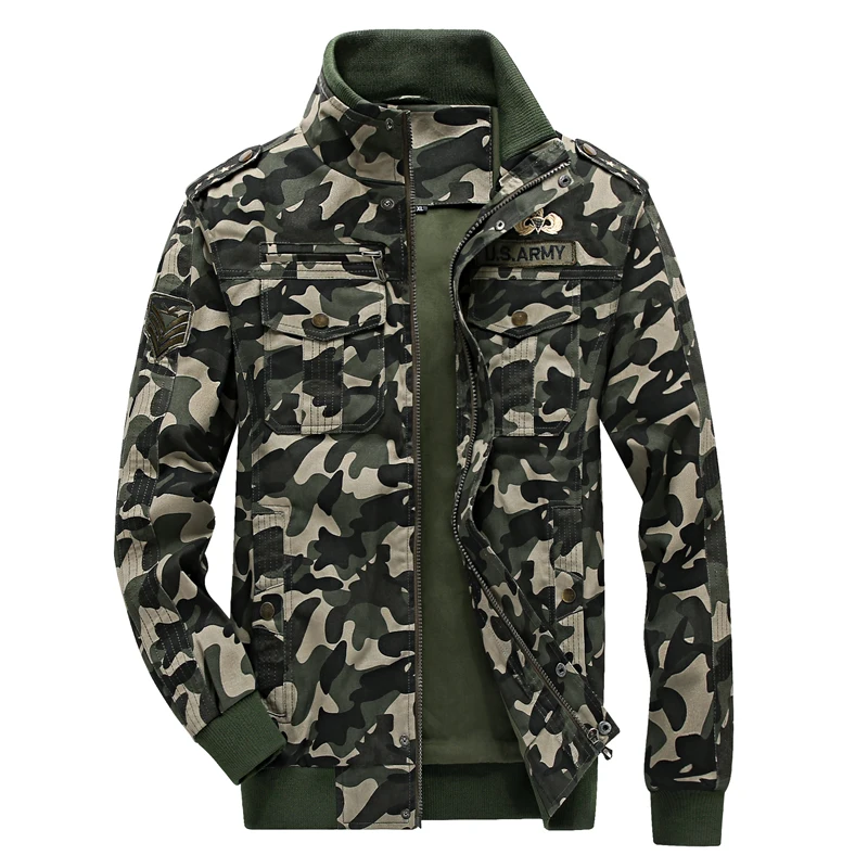 MANTLCONX L-6XL, военная Мужская куртка, Осень-зима, мужские камуфляжные куртки, мужские пальто, камуфляжная армейская куртка-бомбер, Мужская тактическая куртка