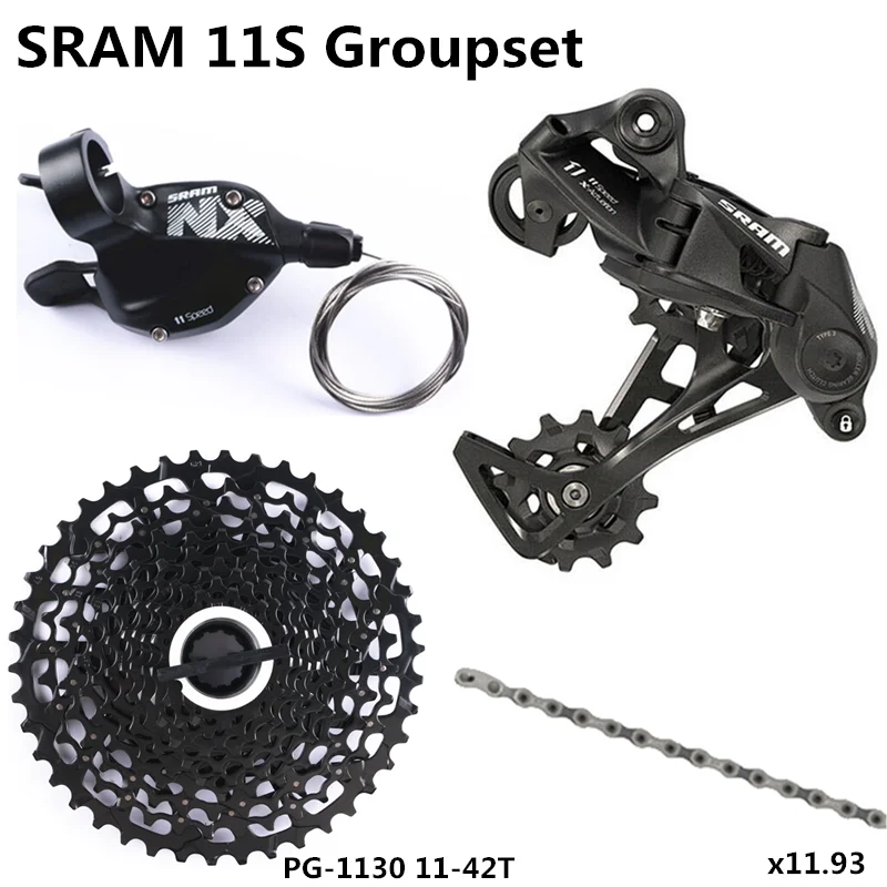 SRAM NX ディレイラー＋GXグリップシフターセット 11速