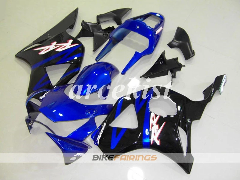 

4Gifts New ABS Motorcycle Full Fairings Kit Fit For HONDA CBR954RR CBR954 954 2002 2003 Body set blue black
