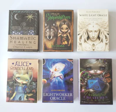 

New English Oracle Cards Mysterious Fortune Tarot Deck For Divination Fate Lightworker Oracle family party game
