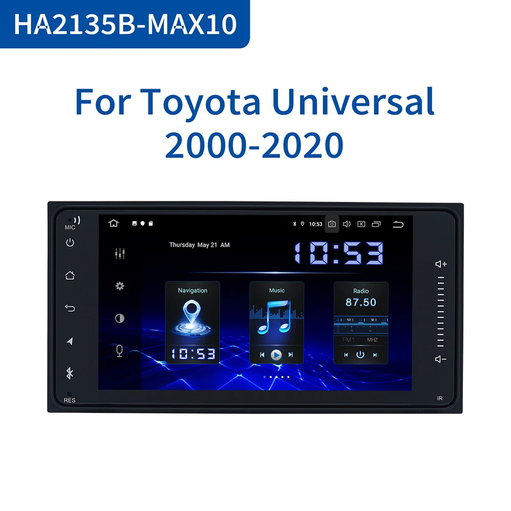 Dasaita 7 &quotавтомобильный 2 Din Android 10 радио GPS для Toyota Corolla Camry Prado RAV4 Highlander Yaris Tundra Sequoia
