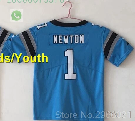 A+++ качественная Детская Молодежная 1 камера newton 59 Luke Kuechly Christian McCaffrey 22 jersey Carolina - Цвет: for kids youth