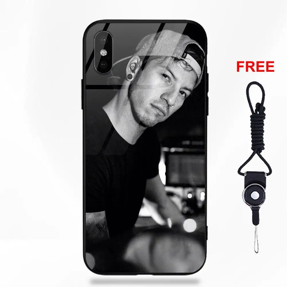 Для Apple iPhone 5 5C 5S SE 6 6S 7 8 Plus X XS Max XR Diy Мягкий ТПУ чехол+ закаленное стекло чехол для телефона Josh Dun Twenty One Pilots 21