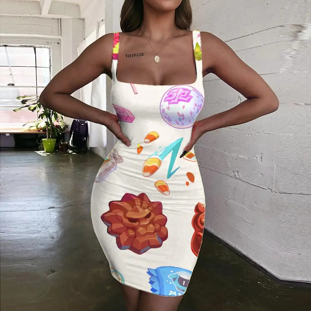 

KYKU Brand Ice Cream Dresses Women Food Vestido Sexy Cute Ladies Dresses Painting 3d Print Womens Clothing Party New