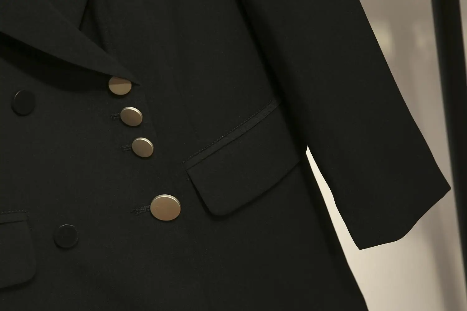 XL-5XL Плюс Размер Осень Зима Женский Блейзер костюм черный женский офисный жакет двойные приталенные пиджаки Большой размер женское пальто Верхняя одежда