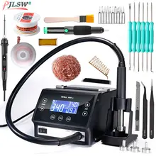 1300 Вт 993DM цифровая Регулируемая паяльная станция BGA горячего воздуха паяльная наладочная станция инструмент станция для ремонта телефона PCB