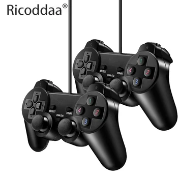 

Vibration Joystick Wired USB PC Controller For PC Computer Laptop For WinXP/Win7/Win8/Win10 For Vista Black Gamepad